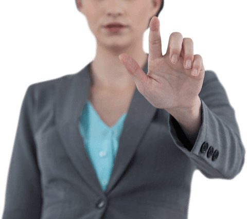 modern businesswoman interacting with transparent virtual interface - Download Free Stock Videos Pikwizard.com