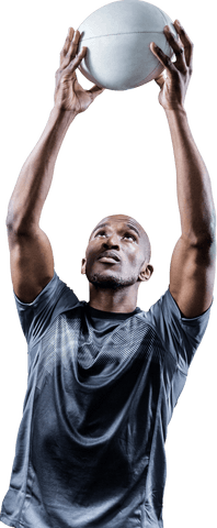 transparent view of athlete catching rugby ball in dynamic motion - Download Free Stock Videos Pikwizard.com