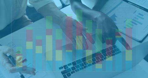 Collaboration on Financial Data Analysis Innovations - Download Free Stock Images Pikwizard.com