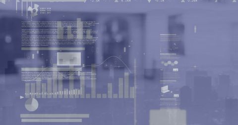 digital interface with data processing and network concept - Download Free Stock Images Pikwizard.com