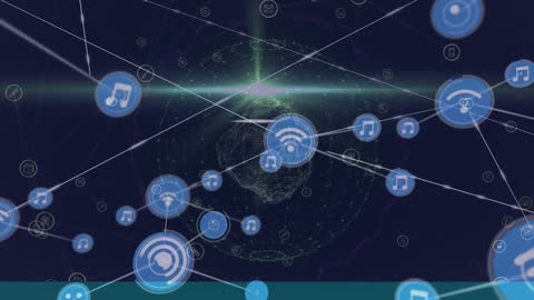 Global Network and Digital Connections Concept