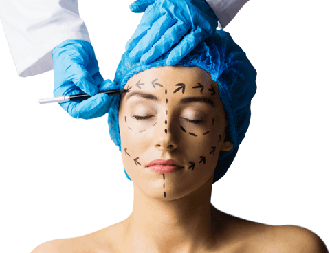 transparent view of patient preparing for plastic surgery procedure - Download Free Stock Videos Pikwizard.com