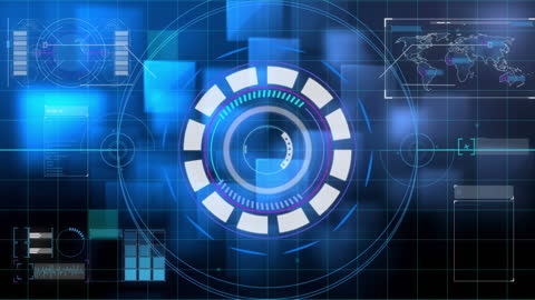 Futuristic HUD Technology Interface Concept