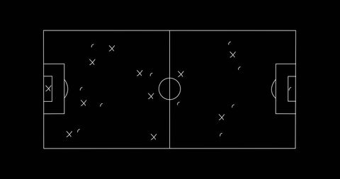 Tactical Football Game Plan Diagram