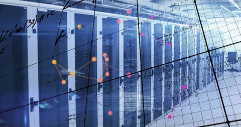 Concept of Digital Interface in Modern Data Center - Download Free Stock Images Pikwizard.com