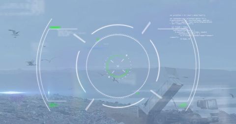 Futuristic Interface Analyzing Landfill for Waste Management