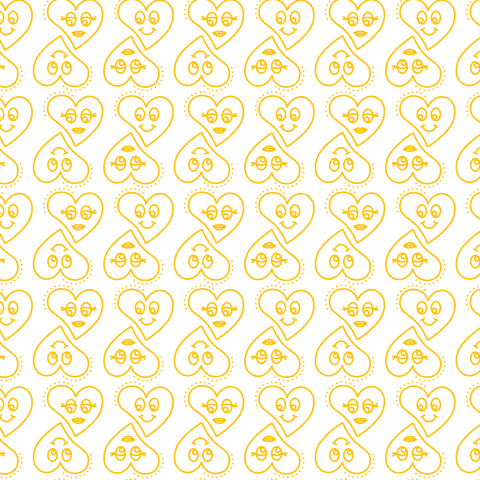 Seamless Yellow Heart-Loop Pattern on Transparent Background - Download Free Stock Videos Pikwizard.com