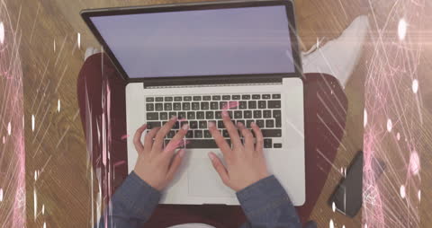 Digital Surveillance Technology Scanning Warehouse