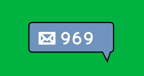 Overloaded Email Inbox Notification Symbol - Download Free Stock Images Pikwizard.com