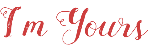 I'm Yours Text Romantic Red Handwritten Script Transparent - Download Free Stock Videos Pikwizard.com