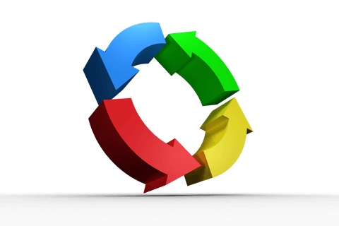 colorful curved arrows on transparent background symbol - Download Free Stock Videos Pikwizard.com