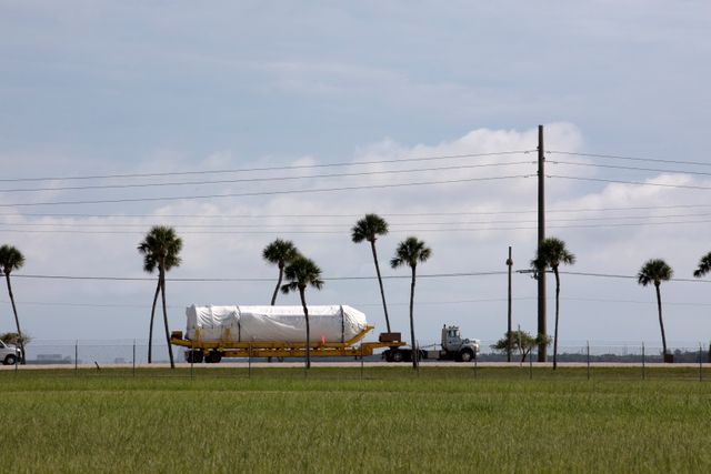 TDRS-M Atlas V Booster and Centaur Stages Offload, Booster Trans - Download Free Stock Photos Pikwizard.com