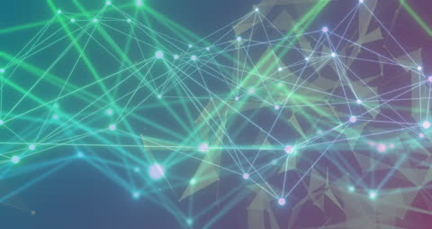 Network Connections Digital Interface Animation