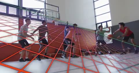 Team Training Basketball with Dynamic Shot Charts