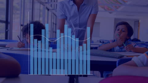 Overlay of Educational Success and Financial Growth Graphs