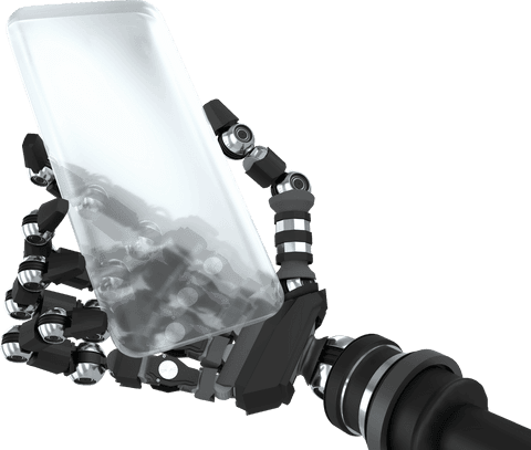 close-up: robotic hand holding transparent glass sheet - Download Free Stock Videos Pikwizard.com