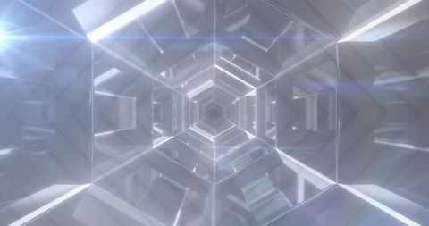 Futuristic Digital Tunnel with Holographic Elements - Download Free Stock Images Pikwizard.com