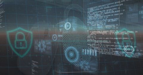 Digital Data Security and Global Connectivity - Download Free Stock Images Pikwizard.com