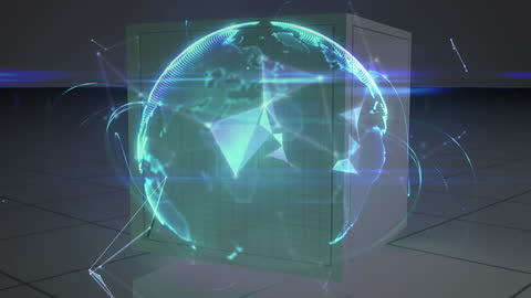 Digital Globe and Financial Graphics in Motion