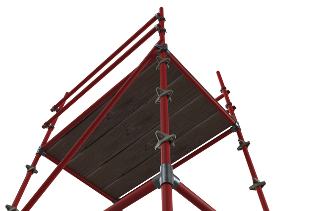 Transparent 3D Rendering of Red Scaffolding for Construction Projects - Download Free Stock Videos Pikwizard.com