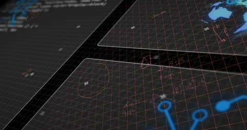 Animated Mathematical Equations with Digital Interfaces