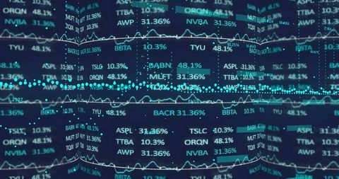 Financial Data Processing Background with Global Finance Connections - Download Free Stock Images Pikwizard.com