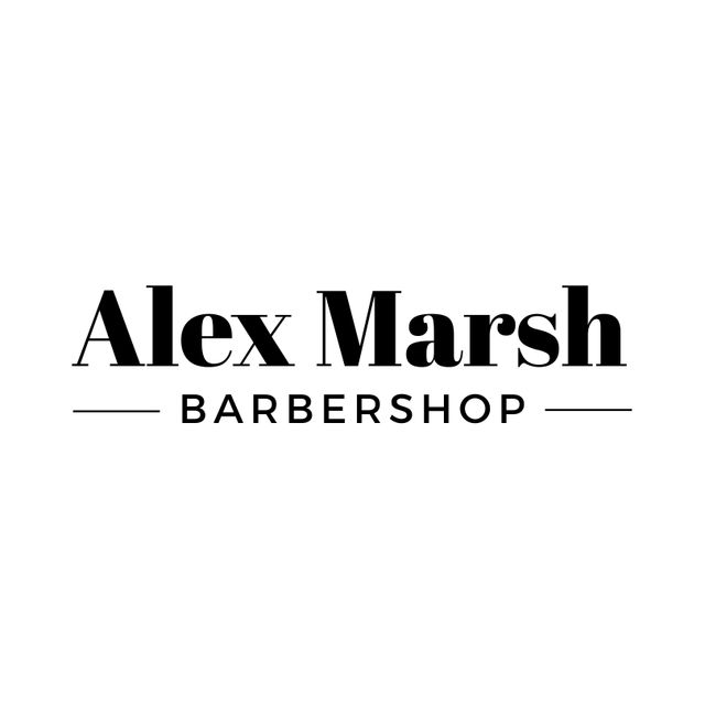 Modern Barbershop Logo with Elegant Typography on White Background - Download Free Stock Videos Pikwizard.com