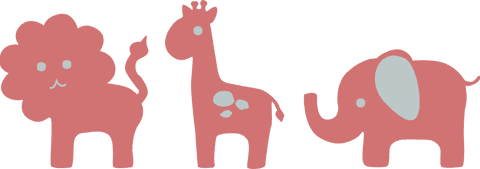 Pink Animal Cartoons on Transparent Background - Download Free Stock Videos Pikwizard.com