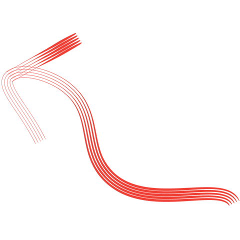 red abstract curved arrow transparent design - Download Free Stock Videos Pikwizard.com