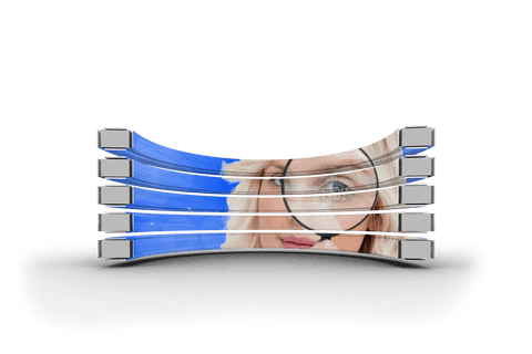 transparent abstract tech screen with woman and magnifying glass - Download Free Stock Videos Pikwizard.com