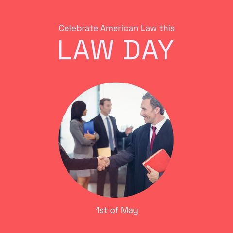 lawyer shaking hands emphasizing american law day celebration - Download Free Stock Templates Pikwizard.com