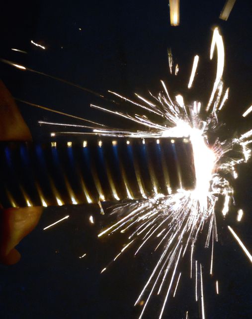 Sparks Flying from Metal Welding Process - Download Free Stock Images Pikwizard.com