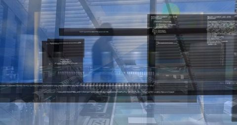 Financial Data Processing with Digital Interface and Business Professionals - Download Free Stock Images Pikwizard.com
