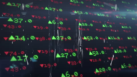 Animation of Global Financial Data in Black Space