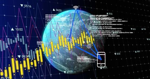 Global Data Streaming with Wireless Network Overlays - Download Free Stock Images Pikwizard.com