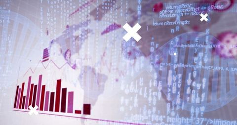 Global Medical Data Processing with Digital Interface - Download Free Stock Images Pikwizard.com
