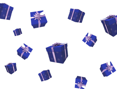 Digital blue presents background transparent vector