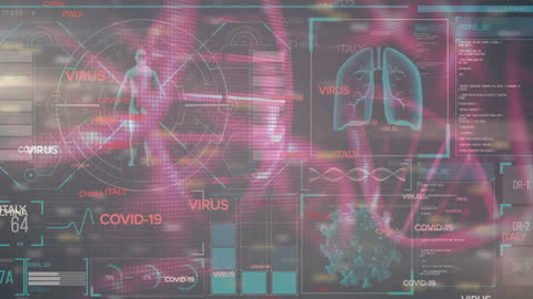 Digital Visualization of COVID-19 Virus Data and Analysis