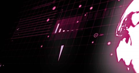 Digital Data Processing on Grid Network with Futuristic Design - Download Free Stock Images Pikwizard.com