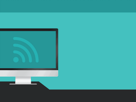transparent wifi symbol on computer screen illustration - Download Free Stock Videos Pikwizard.com