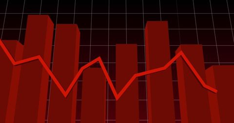 Fluctuating Financial Data and Statistical Analysis Concept - Download Free Stock Images Pikwizard.com