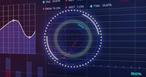Abstract Scanner Analyzing Stock Market Data - Download Free Stock Images Pikwizard.com