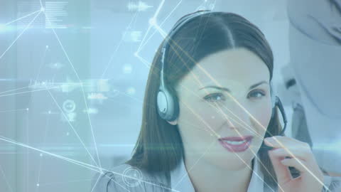 Customer Service Agent Engaging through Virtual Network
