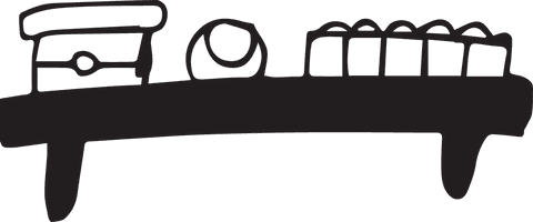 Abstract Shape Illustration on Transparent Background