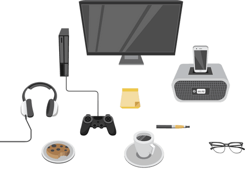digital devices on transparent background for technology concept - Download Free Stock Videos Pikwizard.com