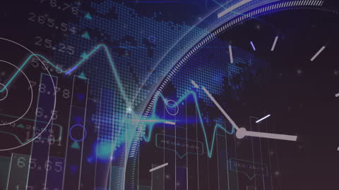 Digital Data Analysis with Technological Patterns and Clock