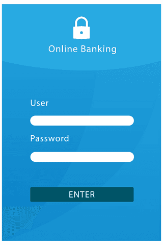 Online Banking Login Screen Transparent Background Mockup - Download Free Stock Videos Pikwizard.com
