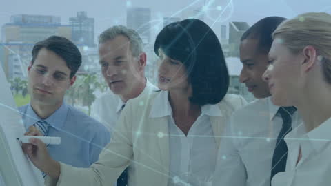 Diverse Business Team Engaging in Strategy Meeting