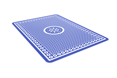 vector image of blue playing card on transparent background - Download Free Stock Videos Pikwizard.com
