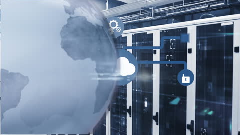 Global Connectivity and Data Integration in Modern Server Warehouse